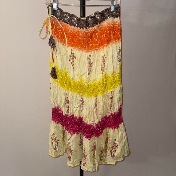 Woodland Fairy Festival Boho Hippy Maxi Skirt - Picture 1 of 8
